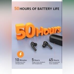 Wenkey true wireless earbuds wireless ss charging noose cancel water resistant